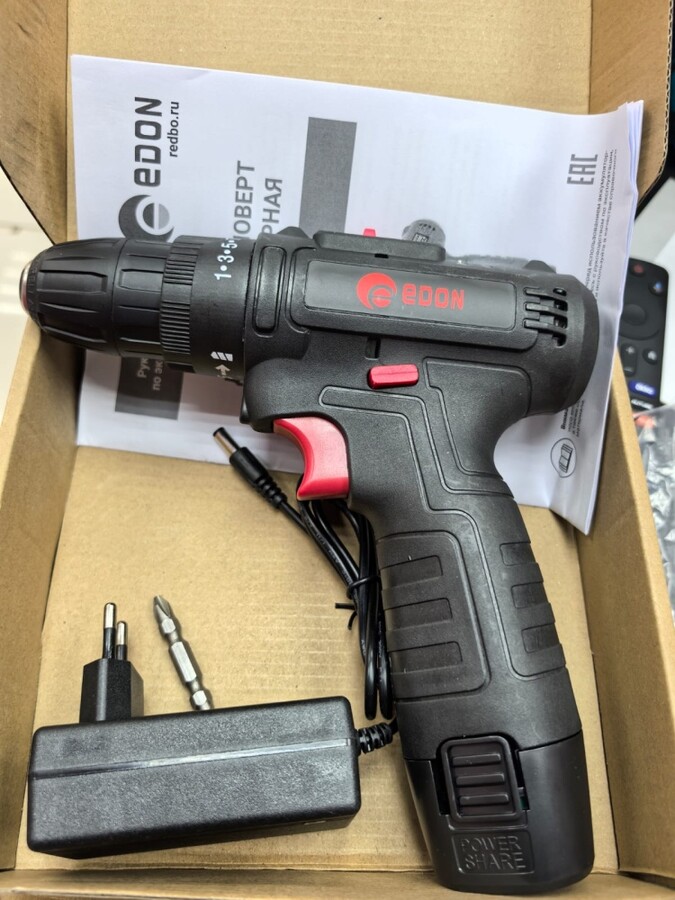 Шуруповерт EDON AD1201
