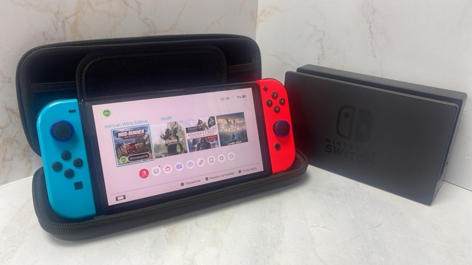 Игровая приставка Nintendo Switch Oled прошитая