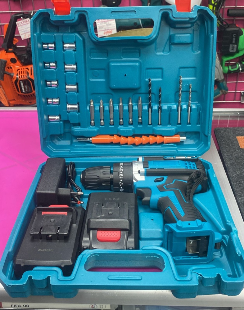 Шуруповерт (набор) син