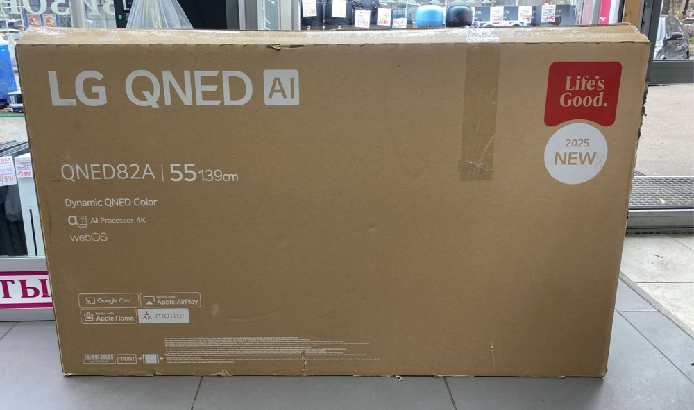 Телевизор LG QNED82A 55