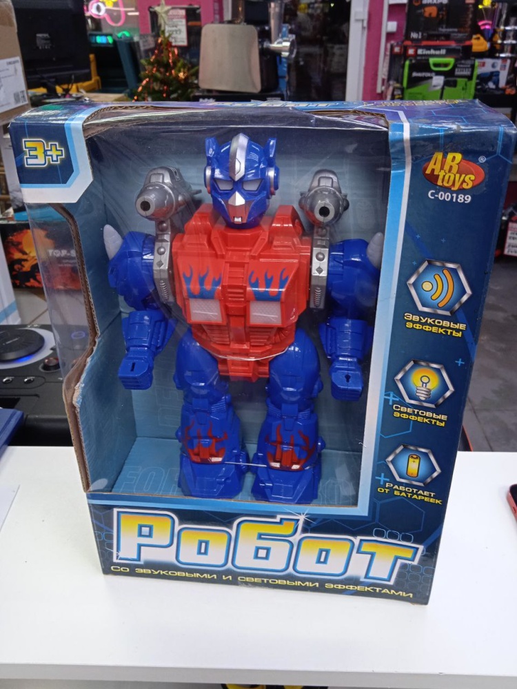 Игрушка Робот Оптимус со звуковыми и световыми эффектами