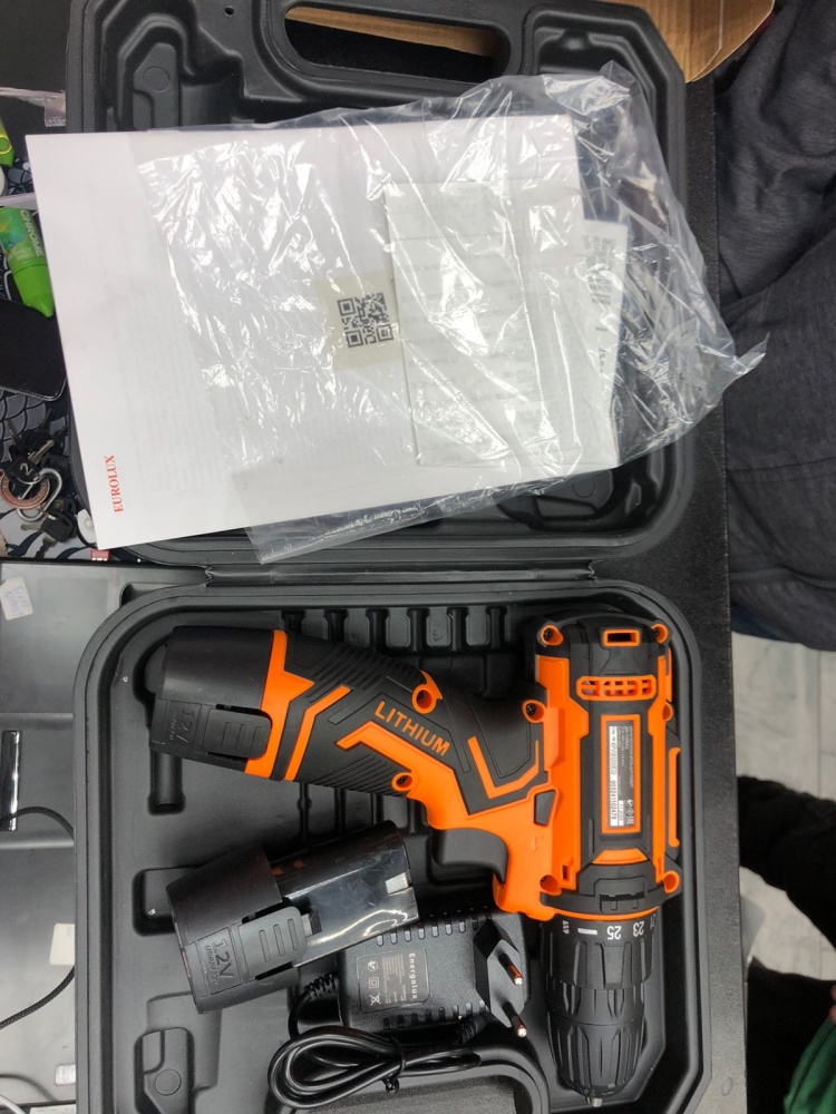 Шуруповерт Energolux да-12лм/2