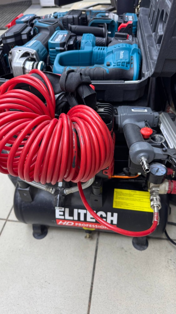 Компрессор поршневой elitech acf 200-8s