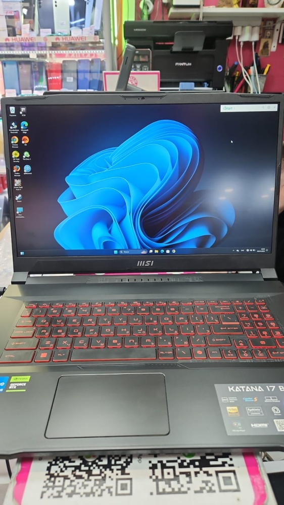 Ноутбук MSI I5 12450H /16/500ssdRTX 3050