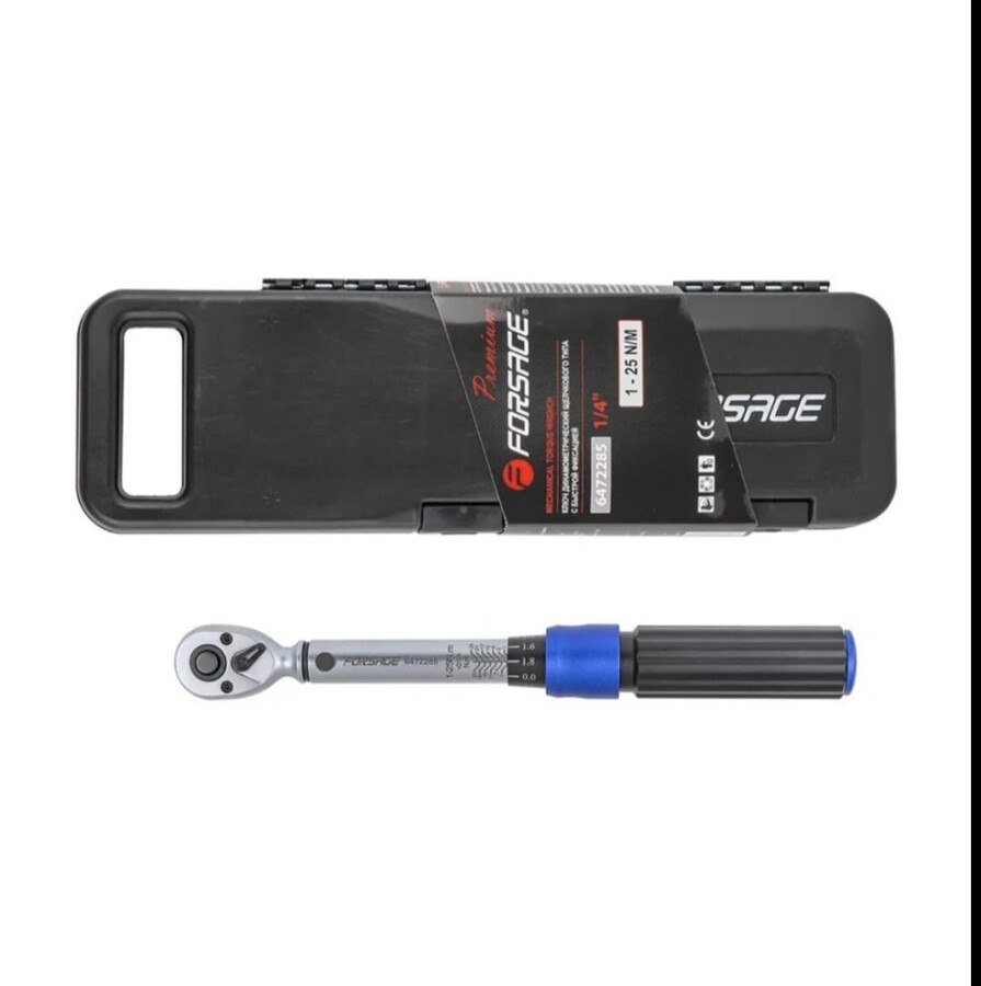 Ключ Forsage Динамометрический 1/4 6472285