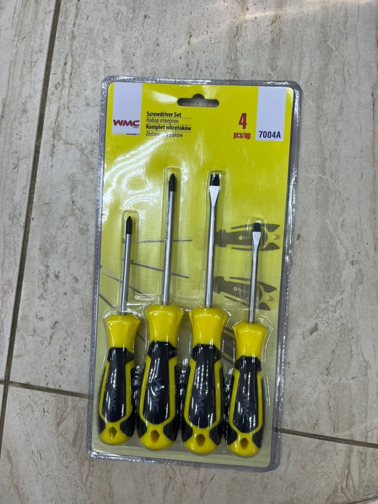 Набор отверток 4шт wmc