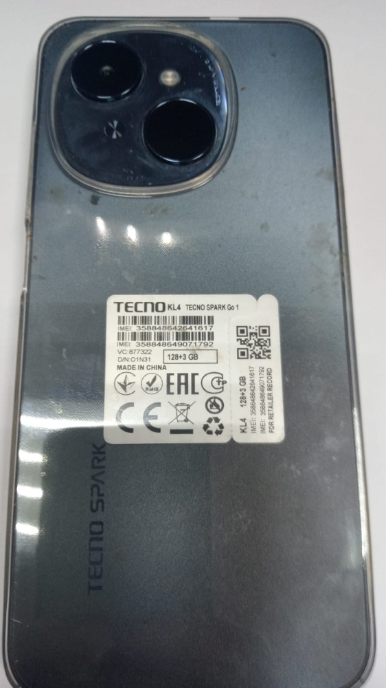 Мобильный телефон Tecno Spark Go1 3\128