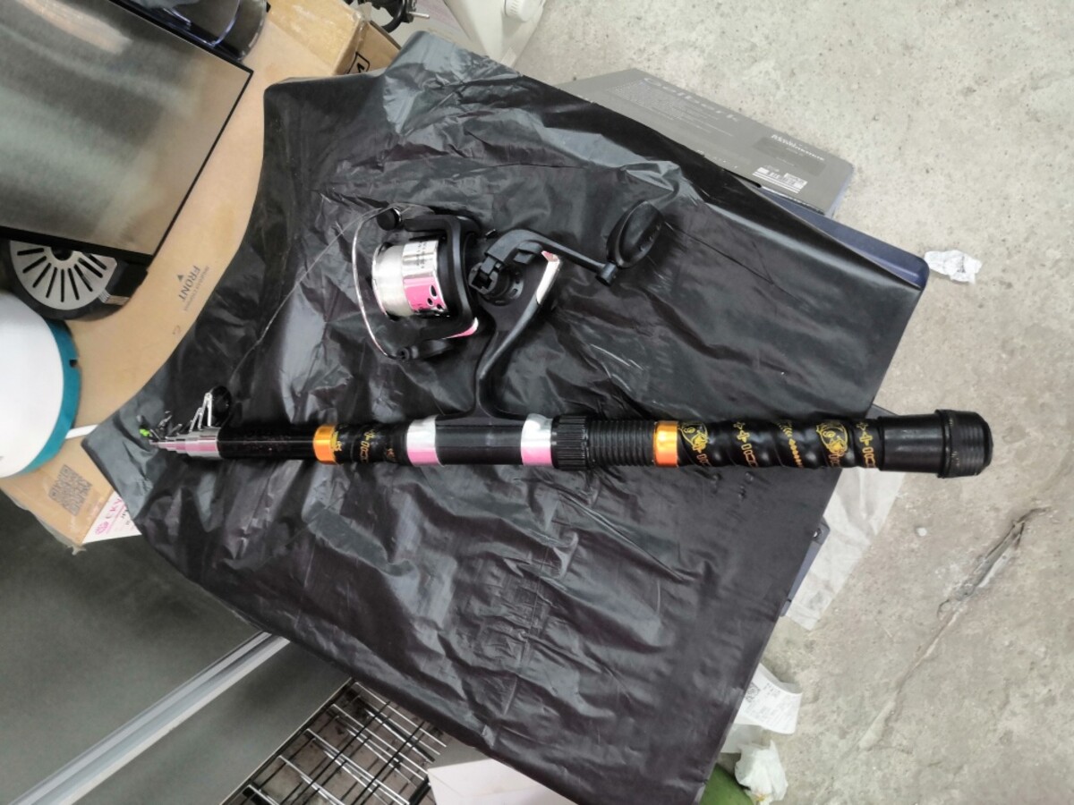 Удочка телископические с катушкой