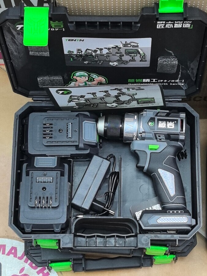 Шуруповерт Tenyn 2акб 21v